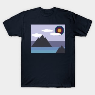 Geometric landscape T-Shirt